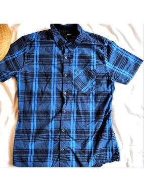 HURLEYs Button Front Big Boys top